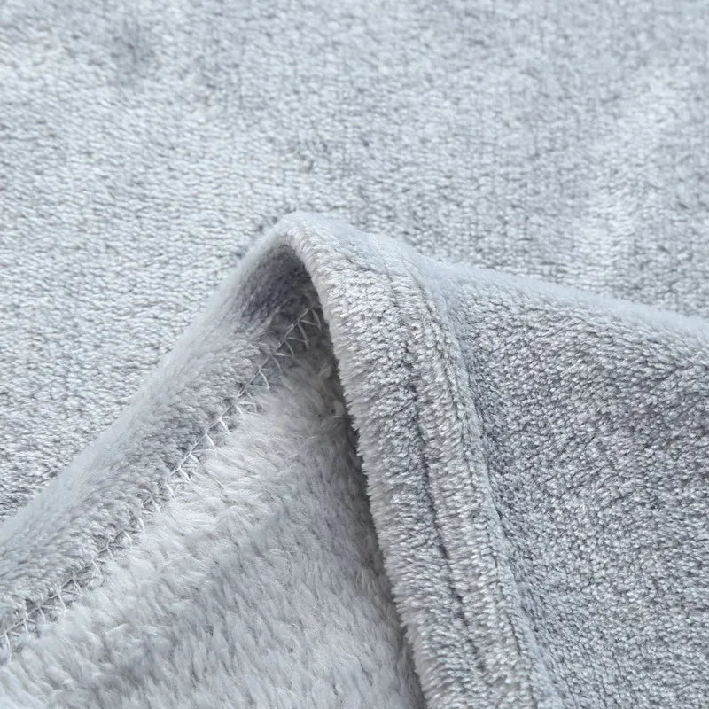 Fluffy Cloud Mink Fur Blanket Flannel Plush Comfortable Thickened and Warm Soft Sofa Throw Blanket  For Air-Conditioned Room