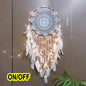 big dream catcher hanging/light decoration nordic decoration home girls room/nursery/kids decor dreamcatcher children room new 5