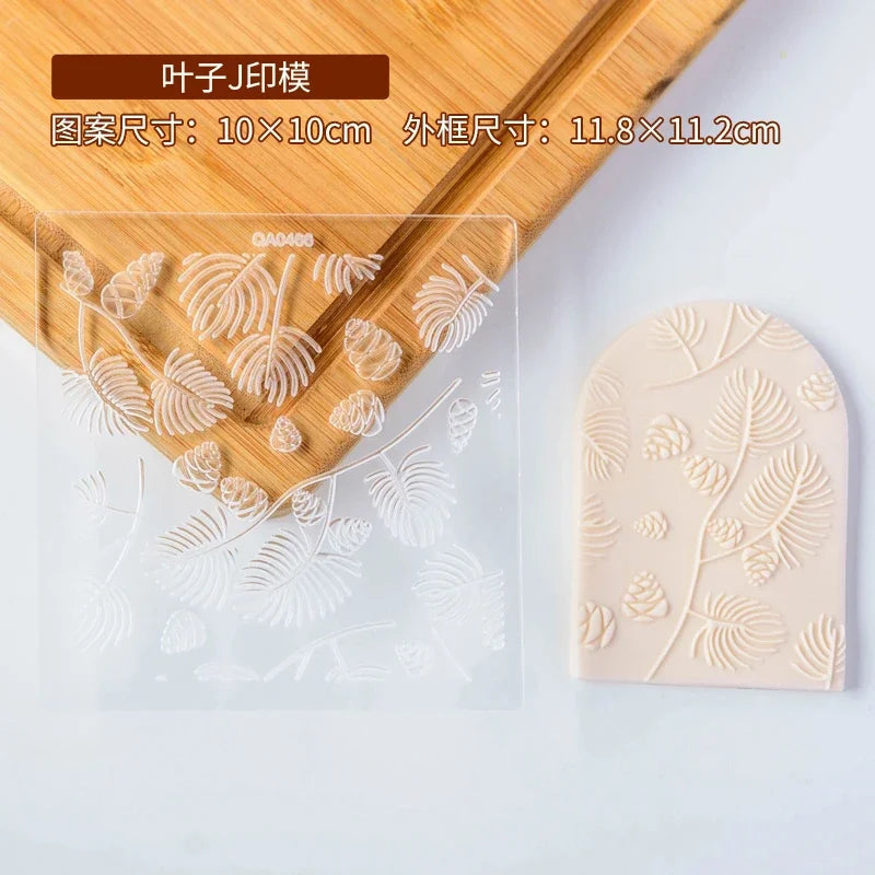New Plant Flower Cookie Embosser Mould Spring Easter Party Fondant Biscuit Mold Cake Decorating Tools Acrylic Icing Cookie Mould