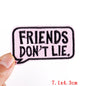 Letter Embroidered Patch Cartoon/Personality Letter Slogan Patch Iron On Patches For Clothing thermoadhesive Patches Sew Badges