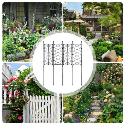 Garden Trellis for Climbing Plants Sturdy Plant Trellis Lattice Stake for Potted Plant Trellis Support Frame Gardening Supplies