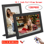 10‑Inch IPS Digital Photo Frame with 1280×800 Display & Remote Control