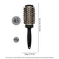 Professional High Temperature Resistant Ceramic Iron Round Comb