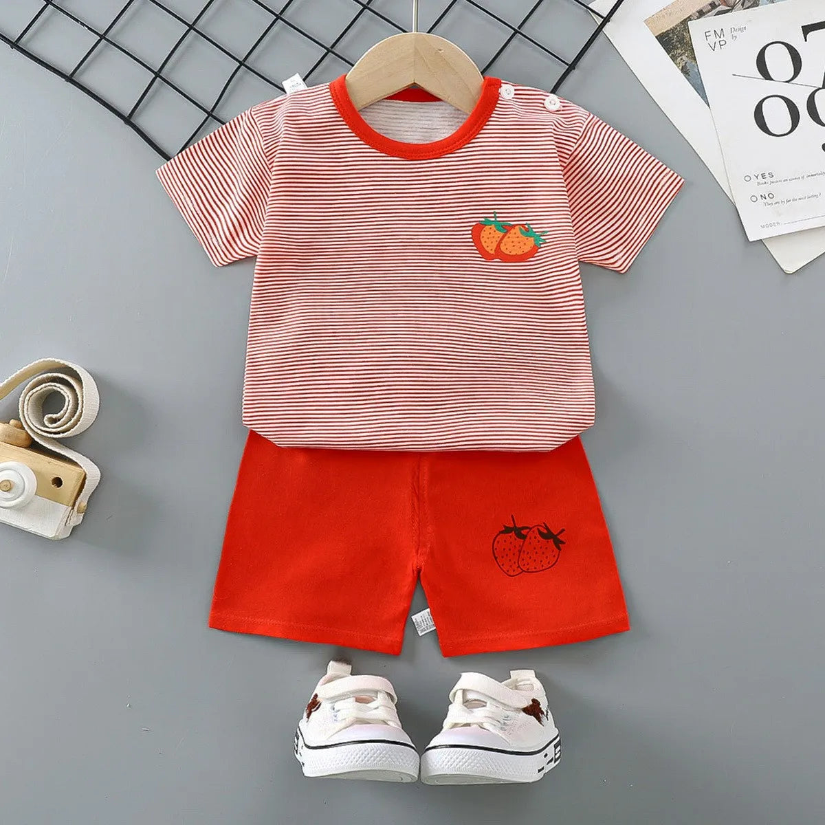 Fashion New Children Sets 6m-6y Toddler Costume Summer Blouse + Shorts Set For Kids Clothing Baby Girls T-shirt Outfit
