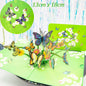 3D Pop Up Flower Greeting Cards Wedding Card Anniversary Thanksgiving Valentines Day Birthday Gift Thank You Card Handmade Cards