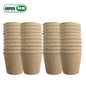 20-200PCS 3.15 Inch Peat Pots for Seedling Outdoor Garden Germination Nursery Pots  Pulp Biodegradable Seed Starter Pots Kits