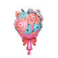 Cute Bear Foil Balloons with Flowers – Valentine’s, Wedding, Anniversary & Birthday Decoration