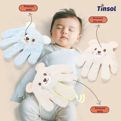 TINSOL Newborn Baby Sleep Aid Palm Pillow Baby Soothing Palm Baby Sleep Aid Baby Calming Sleep Remote Control Toddler Palm