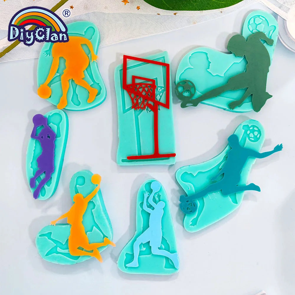 Sports Ball Silicone Mold – Baseball, Football & Basketball Cake Decorating Tool