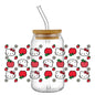 Miniso New Hello Kitty Theme 16oz Libbey Glass 3D Wrapping for cup, mugs, ect.