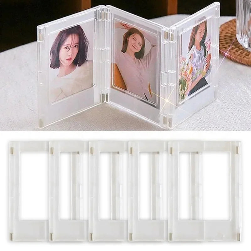 3‑Inch Magnetic Photo Frames for Instax Mini & Polaroid Pictures (5/10‑Pack)