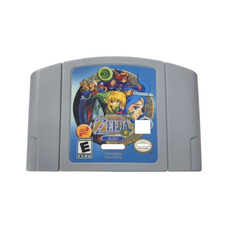 N64 USA Version 64 Bit Console Video Games Cartridge ZELDA Series Ocarina Of Time Majoras Mask Hobby Collection Gift Toys