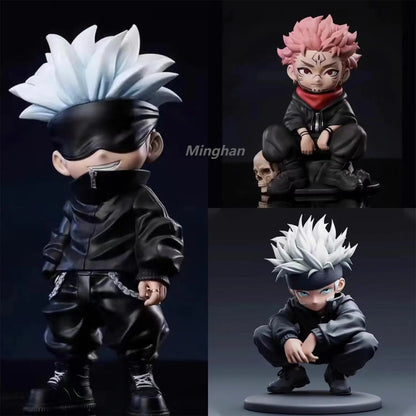 12-13cm Jujutsu Kaisen Anime Figure 2 Style Satoru Gojo Action Figure Lord of the Curse Sukuna Figurine Collection Model Doll To