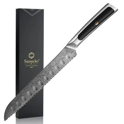 Sunnecko Damascus Chef Knife Set – 1–7 PCS High Carbon VG10 Steel Ultra‑Sharp Kitchen Knives