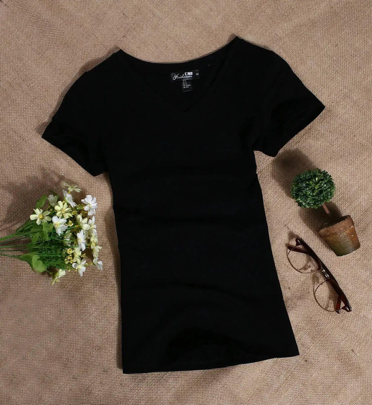 Women's Casual Short Sleeved Slim T shirts