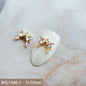 10pcs/lot Luxury No Fading Bow Butterfly Arc Nail Art Parts Zircon Crystal Manicure Nails Accesorios Supplies Decorations Charms