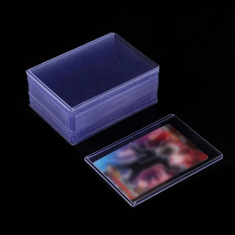 10PCS Standard 35PT Top Loaders Game Card Sleeves Top loaders Card Protector for Baseball Football Sports Game Cards PVC Slot