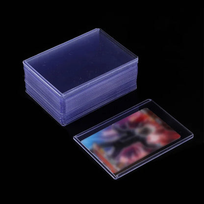 10PCS Standard 35PT Top Loaders Game Card Sleeves Top loaders Card Protector for Baseball Football Sports Game Cards PVC Slot