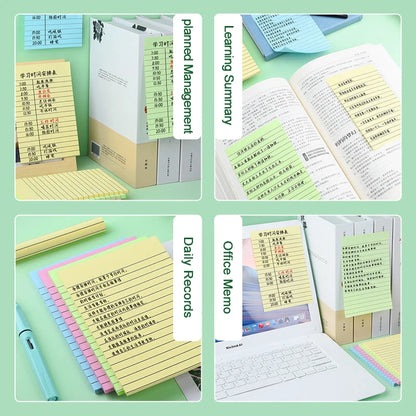 200 Portable Line Sticky Notes sheets 4 Colors
