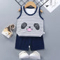 Casual Baby Boy Short Sleeve Sports T-shirt and  Shorts Set