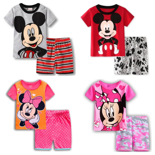 Minnie or Mickey Pajama Set Boy or Girl