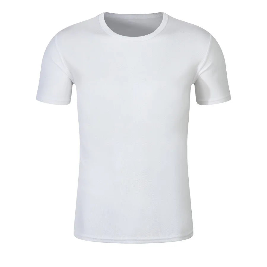Men's Casual T-shirts Quick Dry Breathable Round Neck Short Sleeve Elastic
