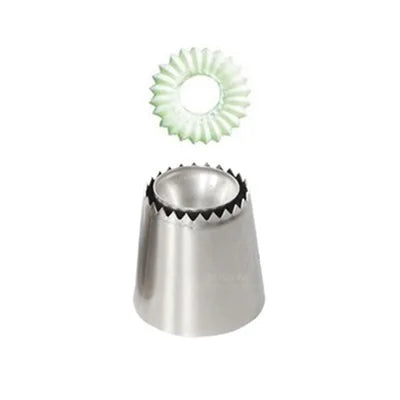 1/2Pcs Stainless Steel Romeo Flower Mouth Pastry Nozzles for Confectionery Pastry and Bakery Accessories Cake Tools Utensils