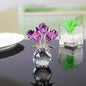 Colourful Rose Bouquet - For Anniversary, Mother's Day, Valentine's Day Crystal Rose Bouquet - Eternal Rose Decorative Gift