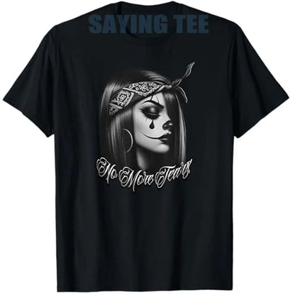 Chicana Payasa Clown Tee – Smile Now Cry Later Graphic Shirt