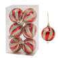 Gold Silver Red Shiny Christmas Balls Xmas Tree Hanging 6cm Large Ball Pendant New Year Gifts Christmas Home Party Decorations
