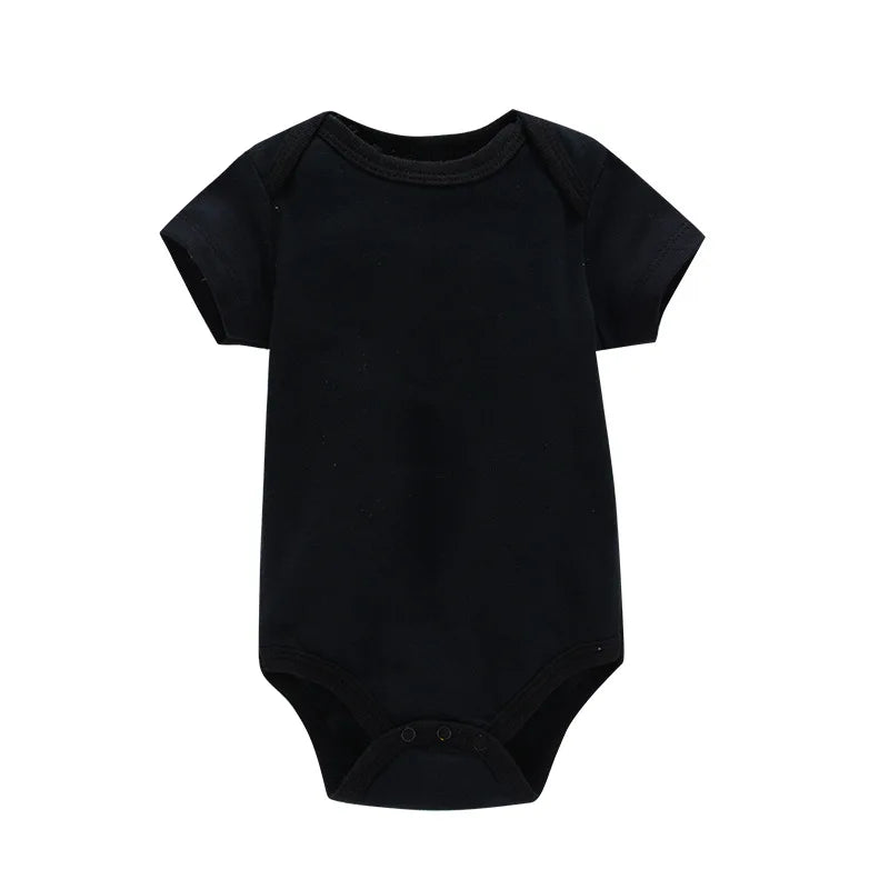 Baby Onesies in 7 Colors - Solid Bodysuits for Boys and Girls