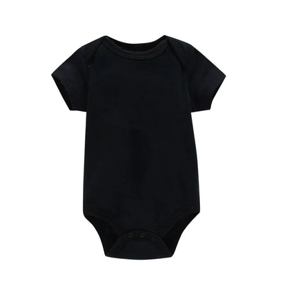 Baby Onesies in 7 Colors - Solid Bodysuits for Boys and Girls