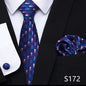 Tie Pocket Squares Cufflink Necktie Set