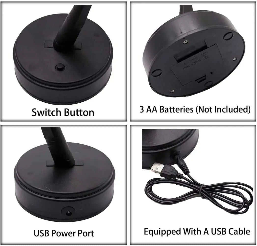Cherry Blossom LED Table Tree Lamp – USB/Battery Touch‑Switch Bonsai‑Style Night Light Decoration