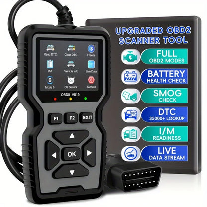 Advanced OBD2 Diagnostic Scanner – Professional Engine Code Reader with Real‑Time Data & Reset Functions