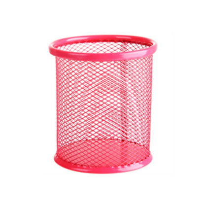 1Pcs New Pencil Holder Office Desk Metal Mesh Square Pen Pot Cup Case Container Organiser Durable Pencil Case