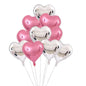 10pcs 18inch Rose Gold Red Pink Love Foil Heart Helium Balloons Wedding Birthday Party Balloons Valentine's Day Globos Supplies