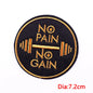 Letter Embroidered Patch Cartoon/Personality Letter Slogan Patch Iron On Patches For Clothing thermoadhesive Patches Sew Badges