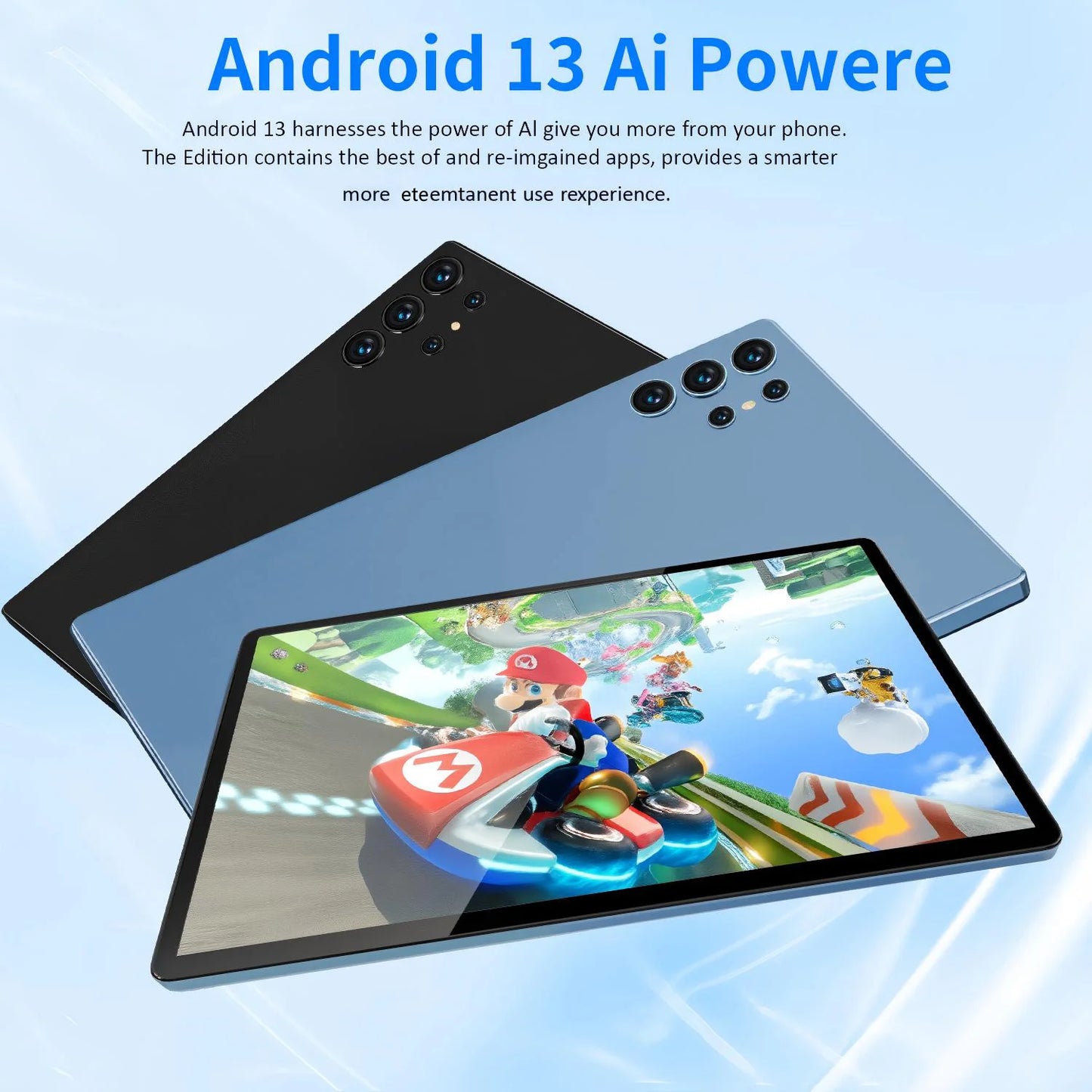 2026 Pad Pro 10.1" Tablet – Octa‑Core, 4GB+64GB, Dual SIM, WiFi, Google Play, 6000mAh
