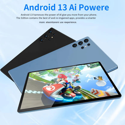 2026 Pad Pro 10.1" Tablet – Octa‑Core, 4GB+64GB, Dual SIM, WiFi, Google Play, 6000mAh