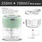 Mini Wireless Electric Garlic Crusher 100ml/250ml Portable Chopper USB Charging