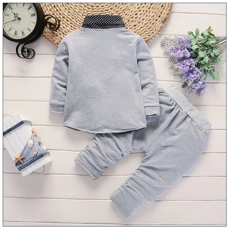 Baby Boys Suit Children Fashion Jacket Pants 2Pcs/Set Toddler