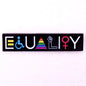 Rainbow LGBT Encourage Letters Metal Enamel Badge Gay Lesbian Asexual Transgender Adaptive Lapel Pin Jewelry Gifts Accessories