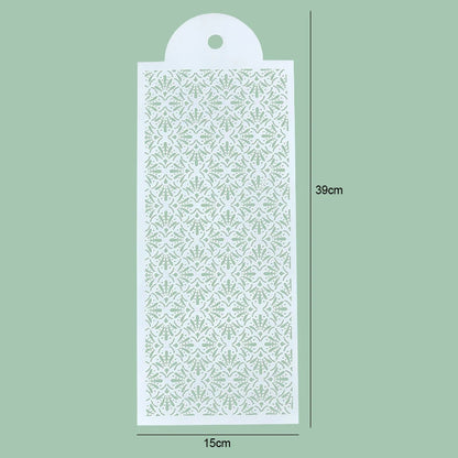 FAIS DU Fondant Cake Mesh Stamps Stencils For DIY Craft Making Wedding Cake Design Plastic Spray Template Cookie Painting Mold