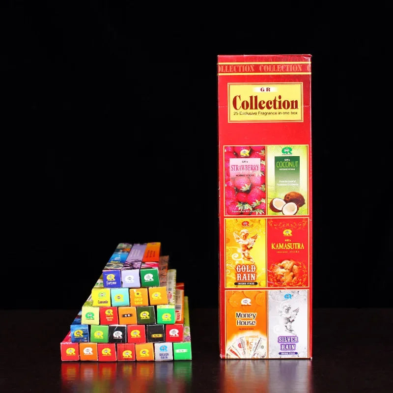 GR 8-40 Sticks India Lavender Incense Sandal Meditation Jasmine Home Fragrance Bedroom Toilet Agarwood Tibetan Line Aromatherapy