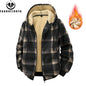 Men’s Spring/Autumn Fleece Windbreaker – Outdoor Hooded Casual Jacket