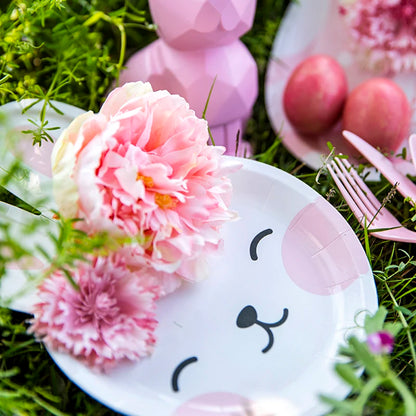 Easter Bunny Egg Party Supplies – Disposable Tableware & Kids Favors