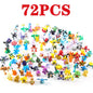 144pcs Pokemon Pikachu Action Figure Toys Mini Figures Model Toy Pikachu Anime Kids Doll Birthday Christmas Gifts
