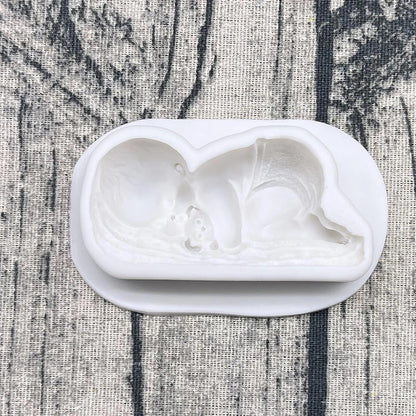 Baby-Themed Silicone Sugarcraft Mold – Fondant, Resin & Cupcake Decorating Tool