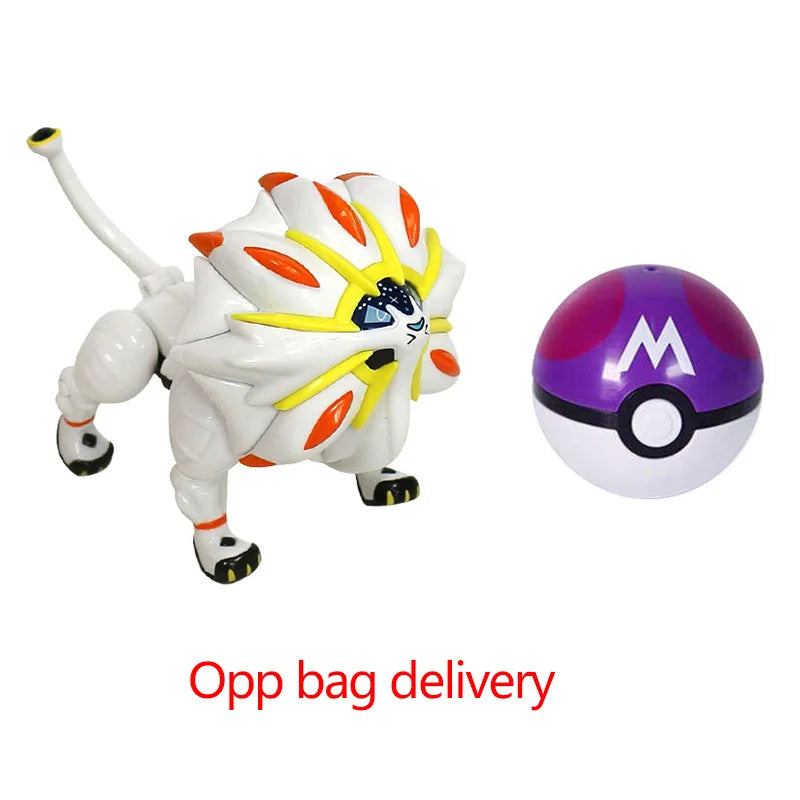 Pokemon Figures Toys Pocket Monsters Ball Model Pikachu Gengar Pokeball Dragonite Snorlax Pokeball poke Action Figures  Toy gift
